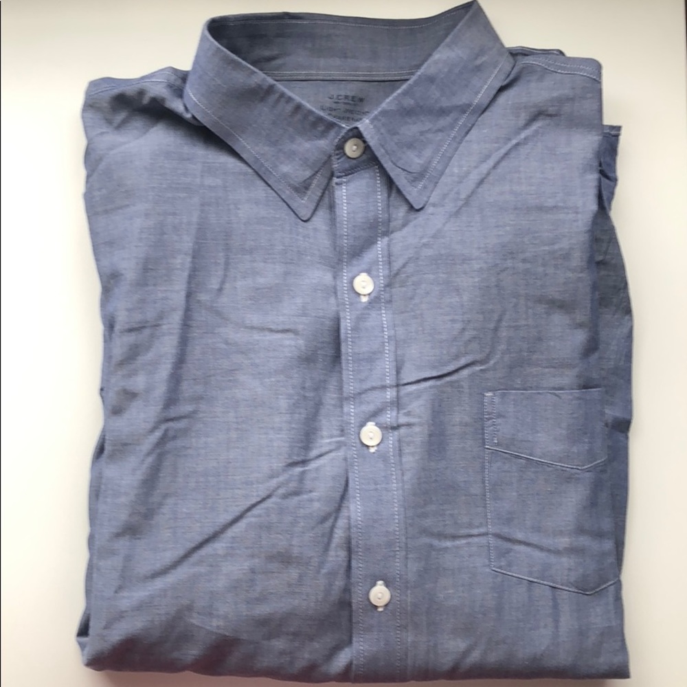 JCrew lightweight chambray slim fit